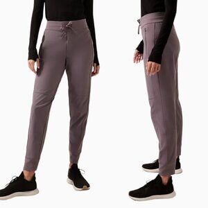Athleta Headlands Hybrid Trek Jogger, Dusk Violet (Light Purple) 14P NWOT Petite